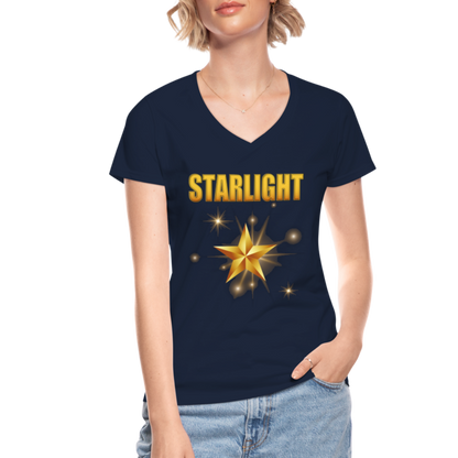 Starlight, Vought, The Boys, Homelander, Industries, Home Lander, Billy Butcher, Seven Fathers Day Gift Idea Women's V-Neck T-Shirt - navy