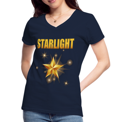 Starlight, Vought, The Boys, Homelander, Industries, Home Lander, Billy Butcher, Seven Fathers Day Gift Idea Women's V-Neck T-Shirt - navy