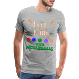 Deck The Halls With Pickleballs, Pickleball, Pickleball Player, Pickleball Christmas, Pickleball Paddle, funny pickleball - heather gray