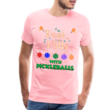 Deck The Halls With Pickleballs, Pickleball, Pickleball Player, Pickleball Christmas, Pickleball Paddle, funny pickleball - pink