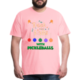 Deck The Halls With Pickleballs, Pickleball, Pickleball Player, Pickleball Christmas, Pickleball Paddle, funny pickleball - pink