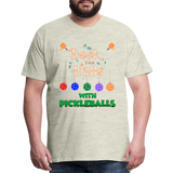 Deck The Halls With Pickleballs, Pickleball, Pickleball Player, Pickleball Christmas, Pickleball Paddle, funny pickleball - heather oatmeal