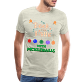 Deck The Halls With Pickleballs, Pickleball, Pickleball Player, Pickleball Christmas, Pickleball Paddle, funny pickleball - heather oatmeal