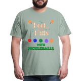 Deck The Halls With Pickleballs, Pickleball, Pickleball Player, Pickleball Christmas, Pickleball Paddle, funny pickleball - steel green