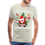 Dabbing Through The Snow With My Ho's, Dabbing Shirt, Dab Shirt, Santa Shirt, Holiday Shirt, Christmas Shirt, Snow Shirt, Funny Christmas Shirt - heather oatmeal