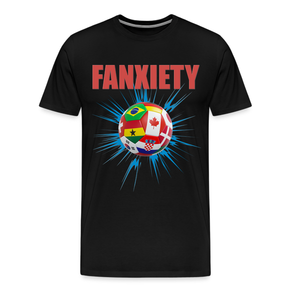 Fanxiety Shirt, World Cup 2022, Soccer Shirt, World Cup, Football Shirt, 2022 World Cup Shirt, Game Day Shirt, World Cup Trophy - black