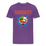 Fanxiety Shirt, World Cup 2022, Soccer Shirt, World Cup, Football Shirt, 2022 World Cup Shirt, Game Day Shirt, World Cup Trophy - purple