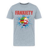 Fanxiety Shirt, World Cup 2022, Soccer Shirt, World Cup, Football Shirt, 2022 World Cup Shirt, Game Day Shirt, World Cup Trophy - heather ice blue