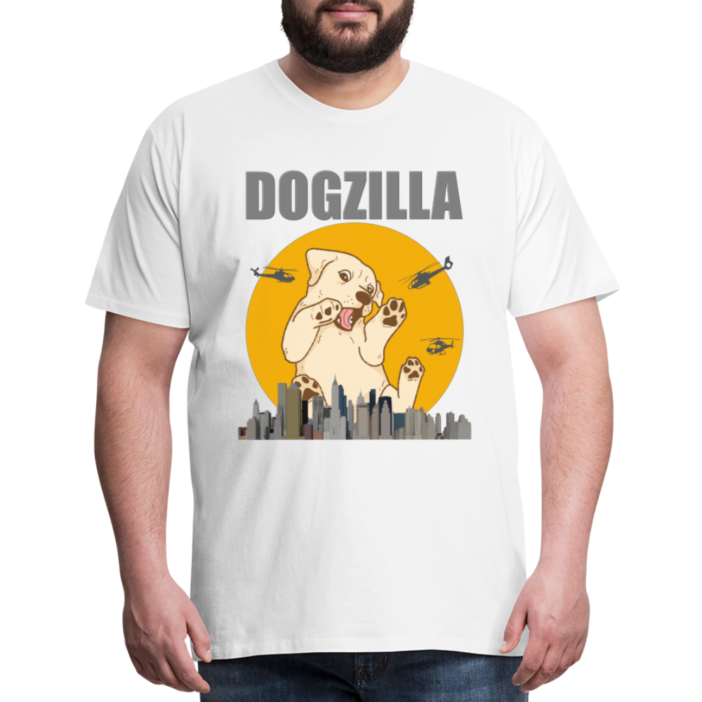 Dogzilla Shirt, Dog Lover Shirt, Funny Dog Lover Shirt, Dog Shirt, Helicopter, Big Apple City, Dog Dad Shirt, Dog Mom Shirt - white