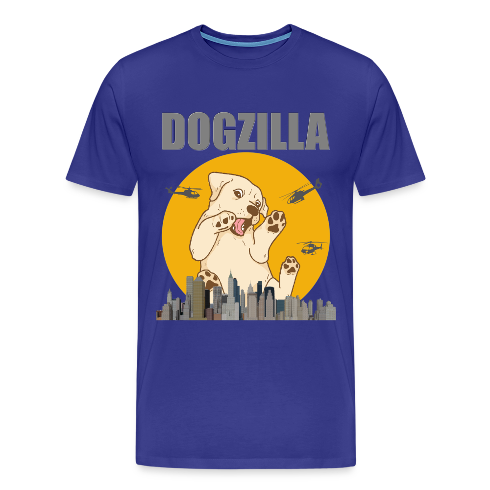 Dogzilla Shirt, Dog Lover Shirt, Funny Dog Lover Shirt, Dog Shirt, Helicopter, Big Apple City, Dog Dad Shirt, Dog Mom Shirt - royal blue