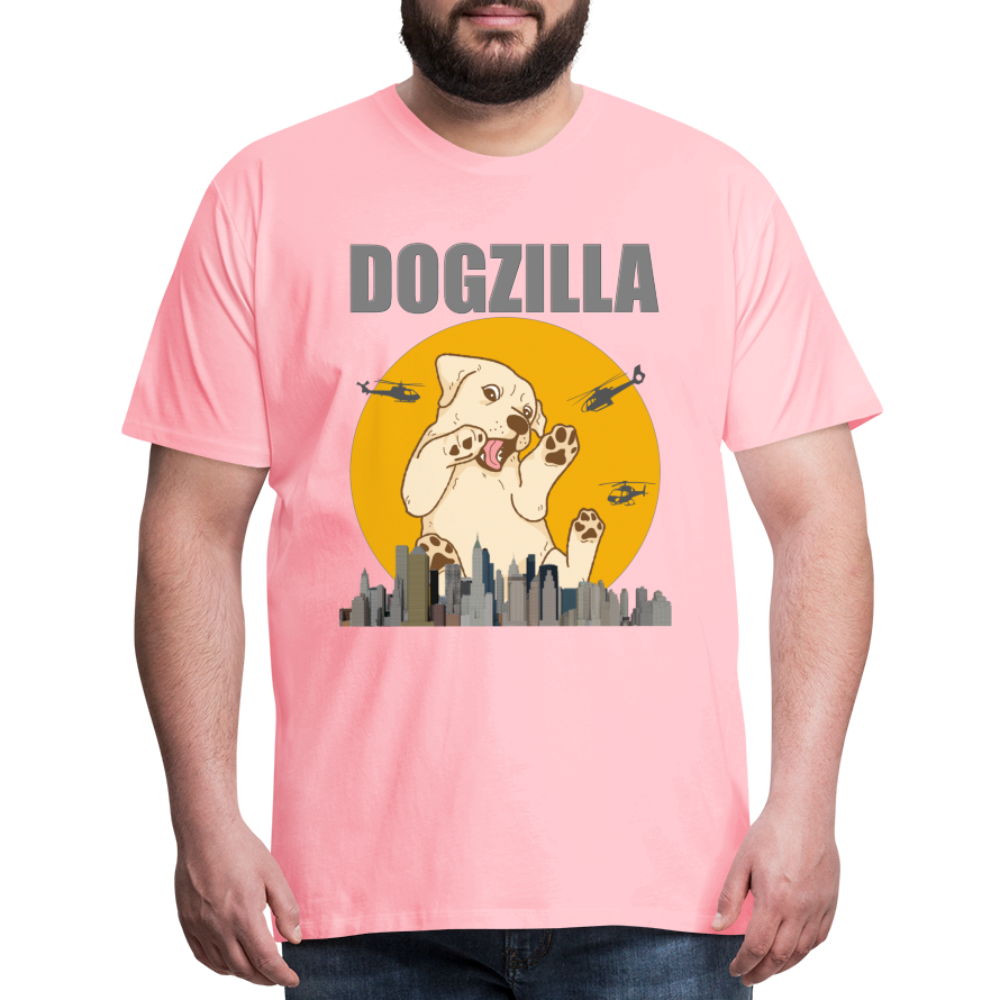 Dogzilla Shirt, Dog Lover Shirt, Funny Dog Lover Shirt, Dog Shirt, Helicopter, Big Apple City, Dog Dad Shirt, Dog Mom Shirt - pink