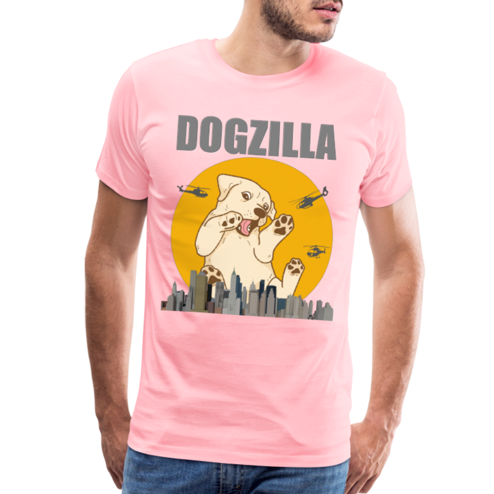 Dogzilla Shirt, Dog Lover Shirt, Funny Dog Lover Shirt, Dog Shirt, Helicopter, Big Apple City, Dog Dad Shirt, Dog Mom Shirt - pink