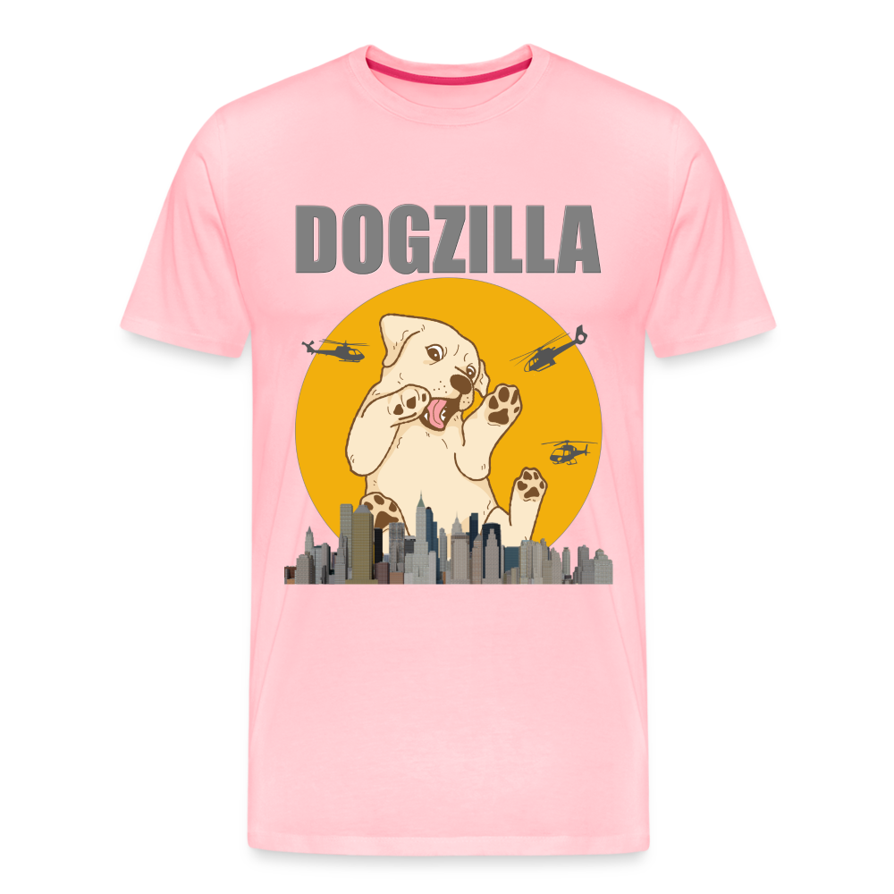 Dogzilla Shirt, Dog Lover Shirt, Funny Dog Lover Shirt, Dog Shirt, Helicopter, Big Apple City, Dog Dad Shirt, Dog Mom Shirt - pink