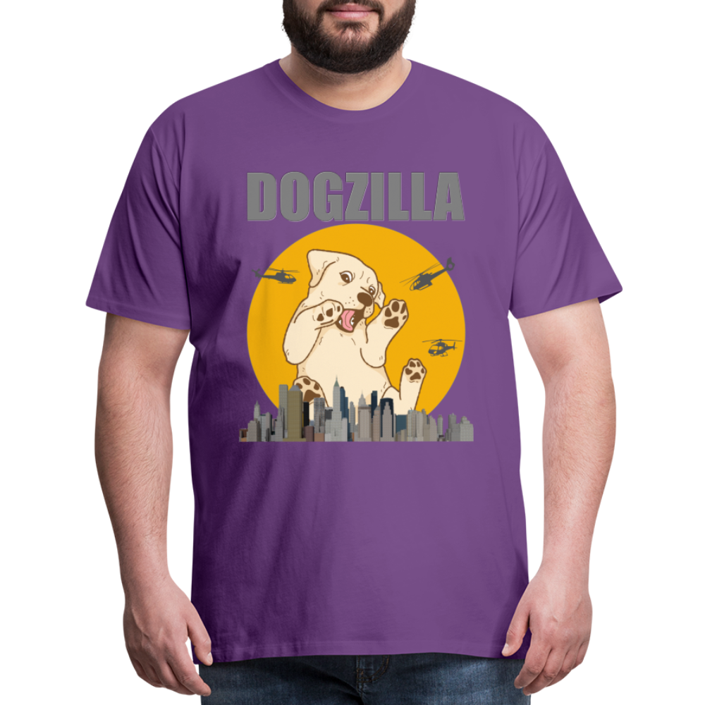 Dogzilla Shirt, Dog Lover Shirt, Funny Dog Lover Shirt, Dog Shirt, Helicopter, Big Apple City, Dog Dad Shirt, Dog Mom Shirt - purple