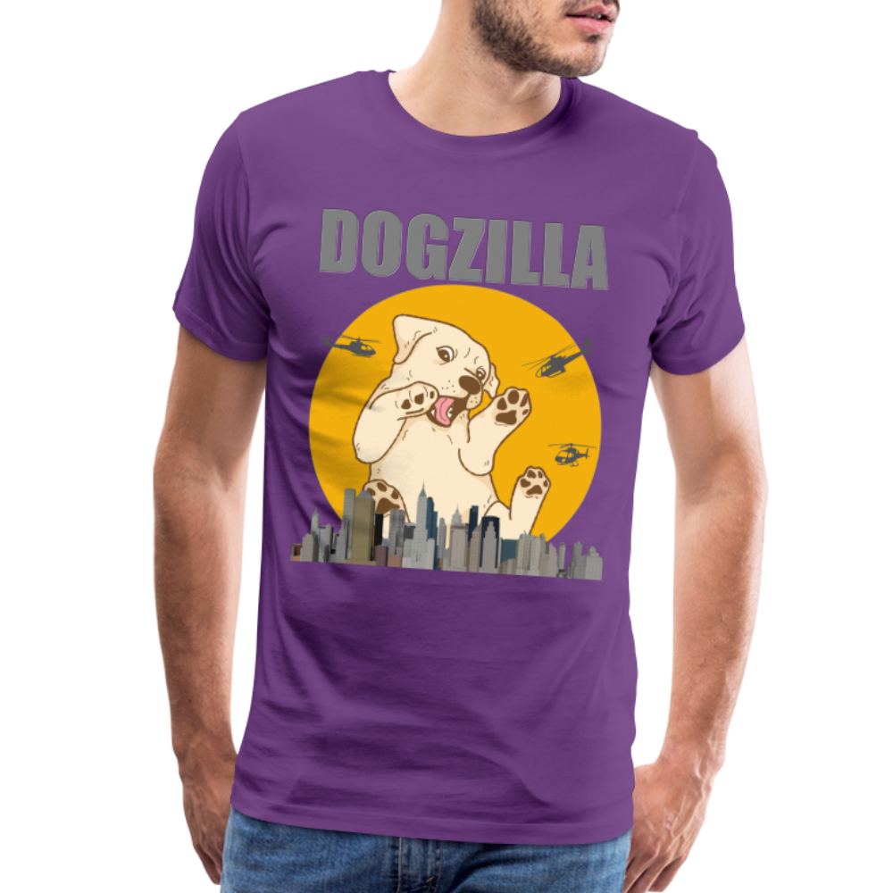 Dogzilla Shirt, Dog Lover Shirt, Funny Dog Lover Shirt, Dog Shirt, Helicopter, Big Apple City, Dog Dad Shirt, Dog Mom Shirt - purple