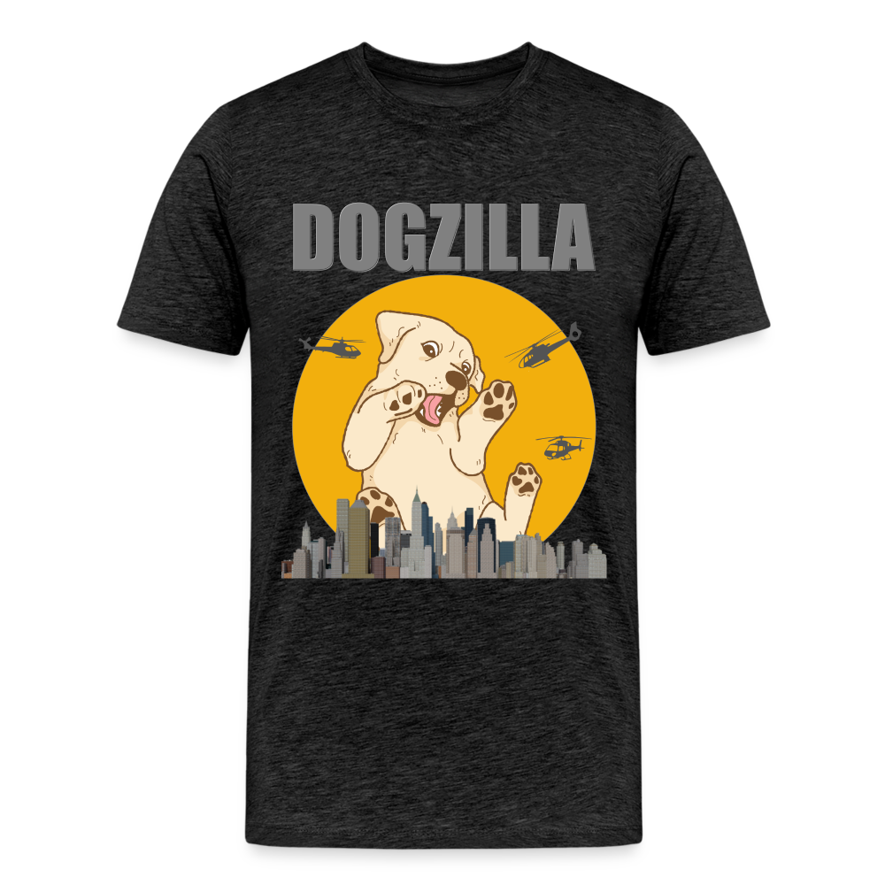 Dogzilla Shirt, Dog Lover Shirt, Funny Dog Lover Shirt, Dog Shirt, Helicopter, Big Apple City, Dog Dad Shirt, Dog Mom Shirt - charcoal grey