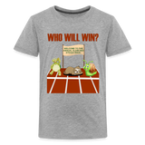 Who Will Win Shirt, Sloth Shirt, Turtle Shirt, Snail Shirt, Track and Field, Gift For Her, Gift For Him, Slow And Steady Race - heather gray