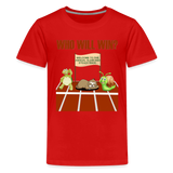 Who Will Win Shirt, Sloth Shirt, Turtle Shirt, Snail Shirt, Track and Field, Gift For Her, Gift For Him, Slow And Steady Race - red