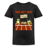 Who Will Win Shirt, Sloth Shirt, Turtle Shirt, Snail Shirt, Track and Field, Gift For Her, Gift For Him, Slow And Steady Race - charcoal grey