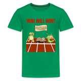 Who Will Win Shirt, Sloth Shirt, Turtle Shirt, Snail Shirt, Track and Field, Gift For Her, Gift For Him, Slow And Steady Race - kelly green