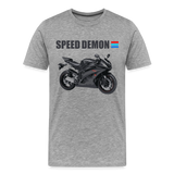 Motorcycle Shirt, Biker Shirt, Motorcycle Gift, Speed Demon Shirt, Motorcycle Tshirt, Motorcycle T Shirt, Racing Shirt, Sports Bike Shirt, - heather gray