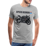 Motorcycle Shirt, Biker Shirt, Motorcycle Gift, Speed Demon Shirt, Motorcycle Tshirt, Motorcycle T Shirt, Racing Shirt, Sports Bike Shirt, - heather gray