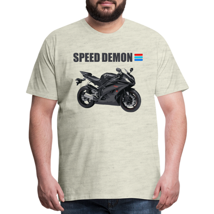 Motorcycle Shirt, Biker Shirt, Motorcycle Gift, Speed Demon Shirt, Motorcycle Tshirt, Motorcycle T Shirt, Racing Shirt, Sports Bike Shirt, - heather oatmeal