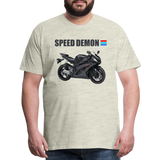 Motorcycle Shirt, Biker Shirt, Motorcycle Gift, Speed Demon Shirt, Motorcycle Tshirt, Motorcycle T Shirt, Racing Shirt, Sports Bike Shirt, - heather oatmeal