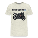 Motorcycle Shirt, Biker Shirt, Motorcycle Gift, Speed Demon Shirt, Motorcycle Tshirt, Motorcycle T Shirt, Racing Shirt, Sports Bike Shirt, - heather oatmeal