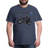 Motorcycle Shirt, Biker Shirt, Motorcycle Gift, Speed Demon Shirt, Motorcycle Tshirt, Motorcycle T Shirt, Racing Shirt, Sports Bike Shirt, - heather blue