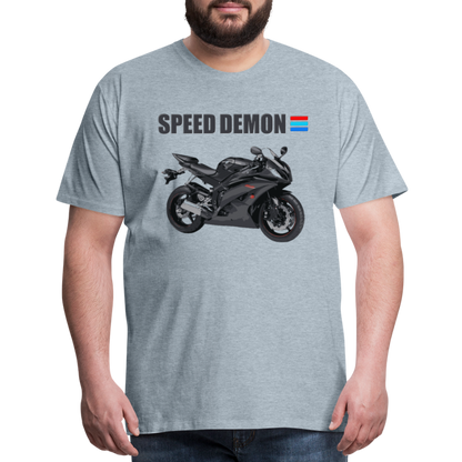 Motorcycle Shirt, Biker Shirt, Motorcycle Gift, Speed Demon Shirt, Motorcycle Tshirt, Motorcycle T Shirt, Racing Shirt, Sports Bike Shirt, - heather ice blue