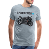 Motorcycle Shirt, Biker Shirt, Motorcycle Gift, Speed Demon Shirt, Motorcycle Tshirt, Motorcycle T Shirt, Racing Shirt, Sports Bike Shirt, - heather ice blue