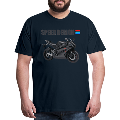 Motorcycle Shirt, Biker Shirt, Motorcycle Gift, Speed Demon Shirt, Motorcycle Tshirt, Motorcycle T Shirt, Racing Shirt, Sports Bike Shirt, - deep navy