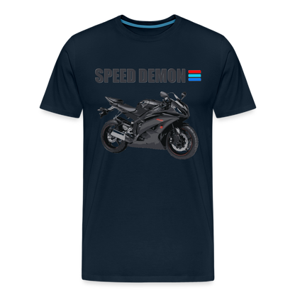 Motorcycle Shirt, Biker Shirt, Motorcycle Gift, Speed Demon Shirt, Motorcycle Tshirt, Motorcycle T Shirt, Racing Shirt, Sports Bike Shirt, - deep navy