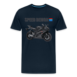 Motorcycle Shirt, Biker Shirt, Motorcycle Gift, Speed Demon Shirt, Motorcycle Tshirt, Motorcycle T Shirt, Racing Shirt, Sports Bike Shirt, - deep navy