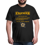 Engineer Definition Shirt, Dictionary Shirt, Funny Cool Shirt, Student Engineering Shirt, Engineer Lover Shirt, Mechanic Gift Idea T-Shirt - black