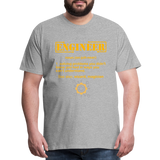 Engineer Definition Shirt, Dictionary Shirt, Funny Cool Shirt, Student Engineering Shirt, Engineer Lover Shirt, Mechanic Gift Idea T-Shirt - heather gray