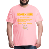 Engineer Definition Shirt, Dictionary Shirt, Funny Cool Shirt, Student Engineering Shirt, Engineer Lover Shirt, Mechanic Gift Idea T-Shirt - pink