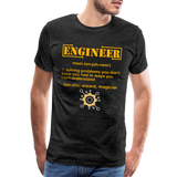 Engineer Definition Shirt, Dictionary Shirt, Funny Cool Shirt, Student Engineering Shirt, Engineer Lover Shirt, Mechanic Gift Idea T-Shirt - charcoal grey