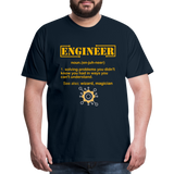 Engineer Definition Shirt, Dictionary Shirt, Funny Cool Shirt, Student Engineering Shirt, Engineer Lover Shirt, Mechanic Gift Idea T-Shirt - deep navy