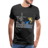 The Rodfather T-Shirt, Funny Fishing, Fishing Rod Shirt, Lake Lover Fishing Shirt, Fishing Gift For Men, Dad Fishing Shirt, Father Day Shirt - black