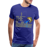 The Rodfather T-Shirt, Funny Fishing, Fishing Rod Shirt, Lake Lover Fishing Shirt, Fishing Gift For Men, Dad Fishing Shirt, Father Day Shirt - royal blue