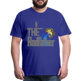 The Rodfather T-Shirt, Funny Fishing, Fishing Rod Shirt, Lake Lover Fishing Shirt, Fishing Gift For Men, Dad Fishing Shirt, Father Day Shirt - royal blue