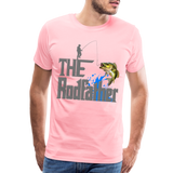 The Rodfather T-Shirt, Funny Fishing, Fishing Rod Shirt, Lake Lover Fishing Shirt, Fishing Gift For Men, Dad Fishing Shirt, Father Day Shirt - pink