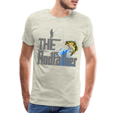 The Rodfather T-Shirt, Funny Fishing, Fishing Rod Shirt, Lake Lover Fishing Shirt, Fishing Gift For Men, Dad Fishing Shirt, Father Day Shirt - heather oatmeal