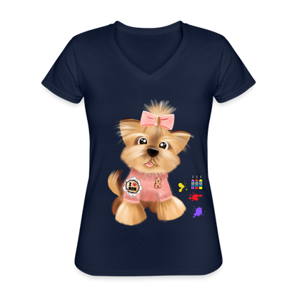 Dog Lover Shirt, Dog Mama Shirt, Cute Dog Shirt, Tattoo Dog Shirt, Funny Dog Shirt, Pet Lover Shirt, Dog Mom Shirt, Gift For Her - navy