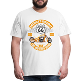 Route 66 Shirt, America's Road, Fathers Day Gift, Mother Road, Route 66 T-Shirt, Road Trip Shirt, Route 66 USA Motorcycle Biker Souvenir Tee - white