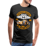 Route 66 Shirt, America's Road, Fathers Day Gift, Mother Road, Route 66 T-Shirt, Road Trip Shirt, Route 66 USA Motorcycle Biker Souvenir Tee - black