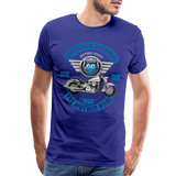 America's Road, Route 66 Shirt, Fathers Day Gift, Mother Road, Route 66 T-Shirt, Road Trip Shirt, Route 66 USA Motorcycle Biker Souvenir Tee - royal blue