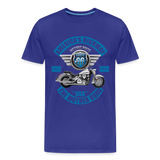 America's Road, Route 66 Shirt, Fathers Day Gift, Mother Road, Route 66 T-Shirt, Road Trip Shirt, Route 66 USA Motorcycle Biker Souvenir Tee - royal blue